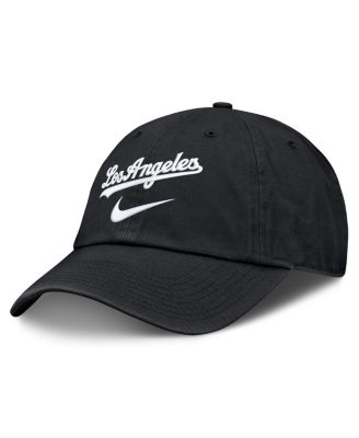 Men's Black Los Angeles Dodgers Primetime Club Adjustable Hat