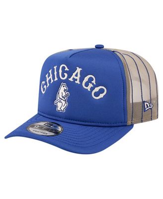 Men's Royal Chicago Cubs Vintage Arched Foam Front 9FIFTY A-Frame Adjustable Trucker Hat