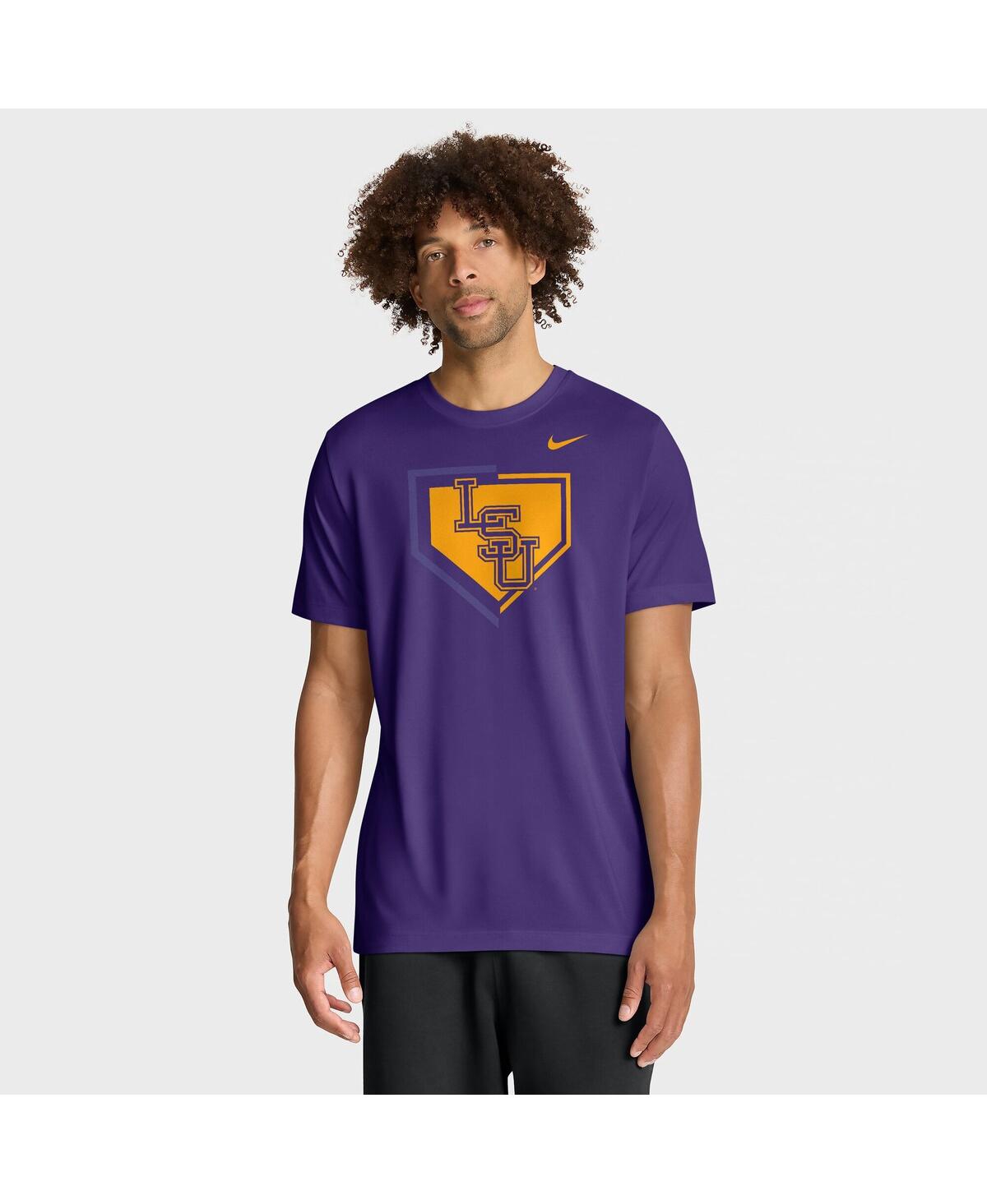 Nike Men's Purple Lsu Tigers Primetime Baseball Icon Legend Dri-fit T-Shirt