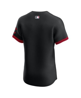 Men's Black Cincinnati Reds City Connect Elite Jersey