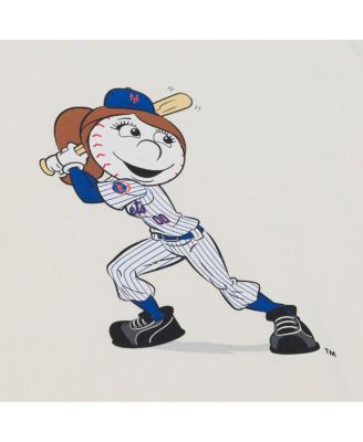 Women's Cream New York Mets Boyfriend Raglan T-Shirt