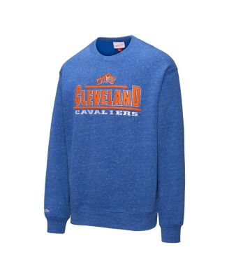 Men's Royal Cleveland Cavaliers Throw It Back Fleece Sweatshirt