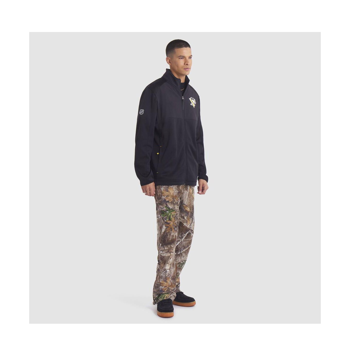 Мужская куртка Fanatics Black Pittsburgh Penguins Authentic Pro Rink Full-Zip — фото 3