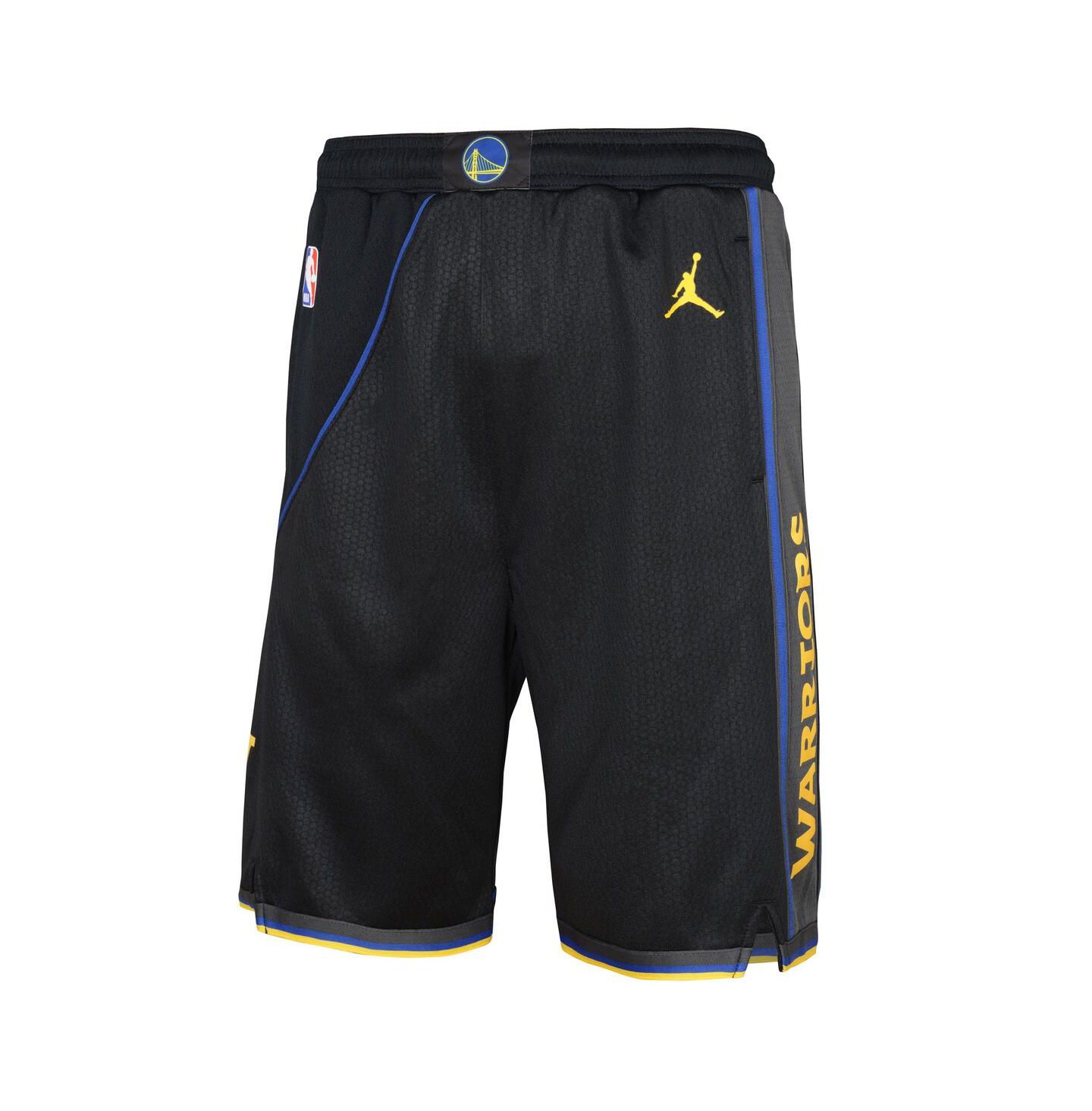 Детские шорты Nike Black Golden State Warriors Authentic Statement Edition Swingman — фото 4