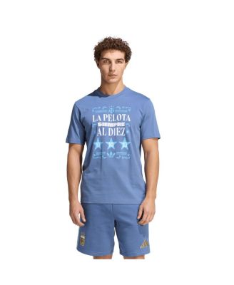 Men's Blue Argentina National Team FIFA x World Cup 2022 Winners Amply T-Shirt