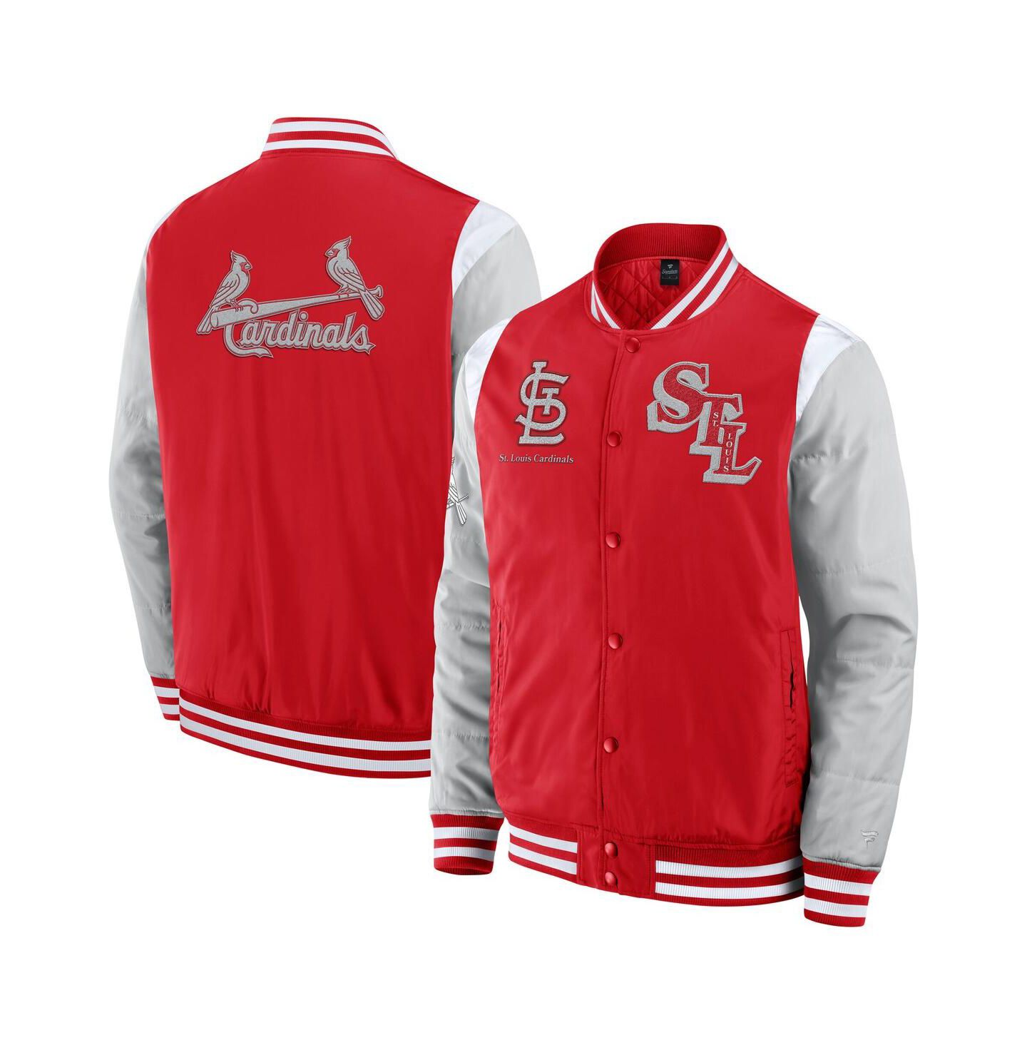 Мужская куртка Fanatics Red St. Louis Cardinals Elements Elite Full-Snap — фото 1