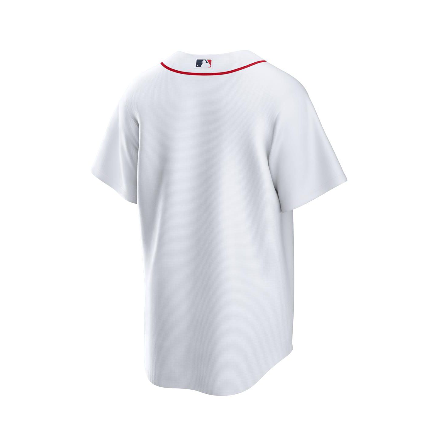 Мужской топ Nike White Boston Red Sox Home Big & Tall Replica Jersey — фото 2