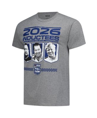 Men's Heather Charcoal NASCAR 2-Spot 2026 Hall of Fame Class T-Shirt