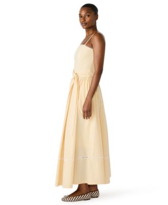Juniors' Square Neck Maxi Dress
