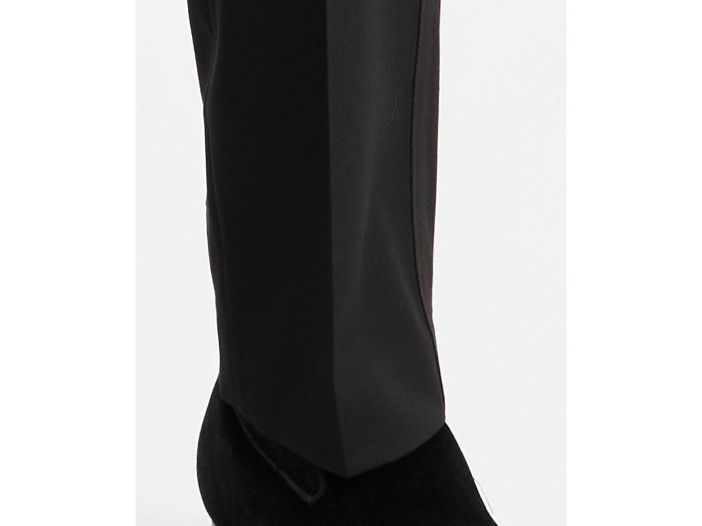 Мужские брюки Tommy Hilfiger Modern-Fit Flex Stretch Black Tuxedo, цвет: Чёрный — фото 6