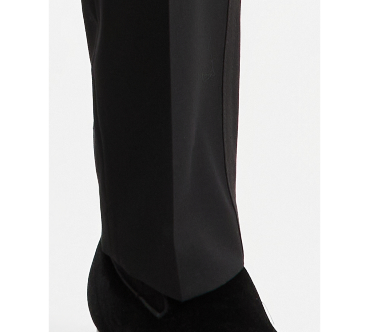 Tommy Hilfiger Men's Modern-Fit Flex Stretch Black Tuxedo Pants