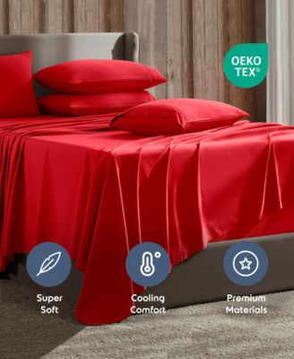 Extra Deep Pocket Microfiber 6-Pc. Sheet Set, King