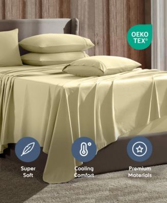 Extra Deep Pocket Microfiber 6-Pc. Sheet Set, King