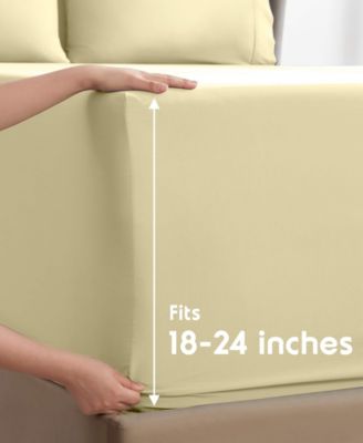 Extra Deep Pocket Microfiber 6-Pc. Sheet Set, Queen