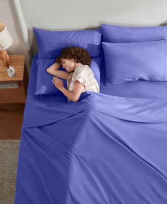 Extra Deep Pocket Microfiber 7-Pc. Sheet Set, King Split