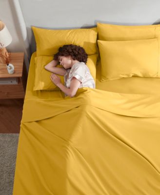 Extra Deep Pocket Microfiber 7-Pc. Sheet Set, King Split