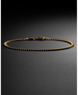 Men's Curb Chain - 3mm Gold Plated Bracelet