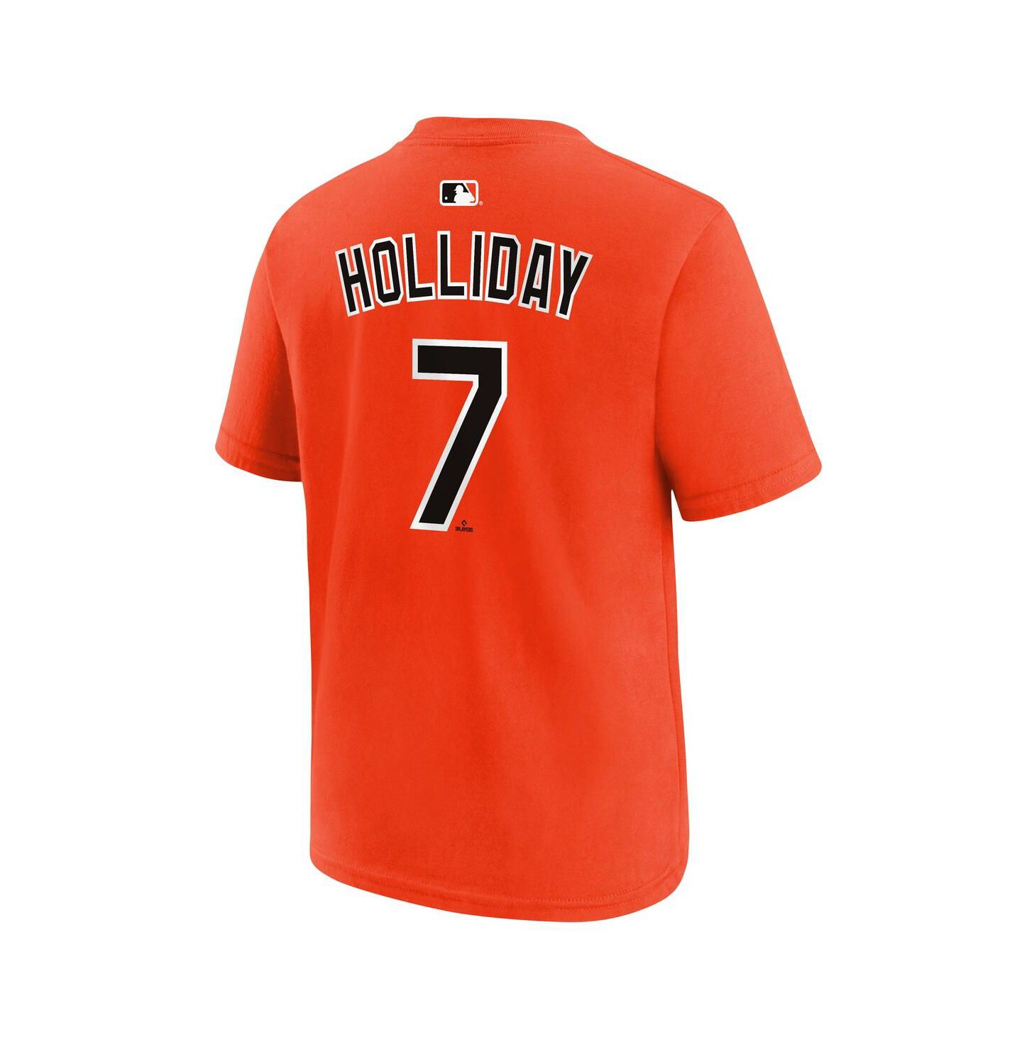 Детская футболка Nike Jackson Holliday Orange Baltimore Orioles Name & Number — фото 2