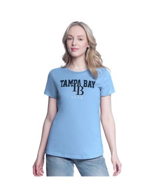 Women's Navy/Light Blue Tampa Bay Rays Two T-Shirt Combo Pack