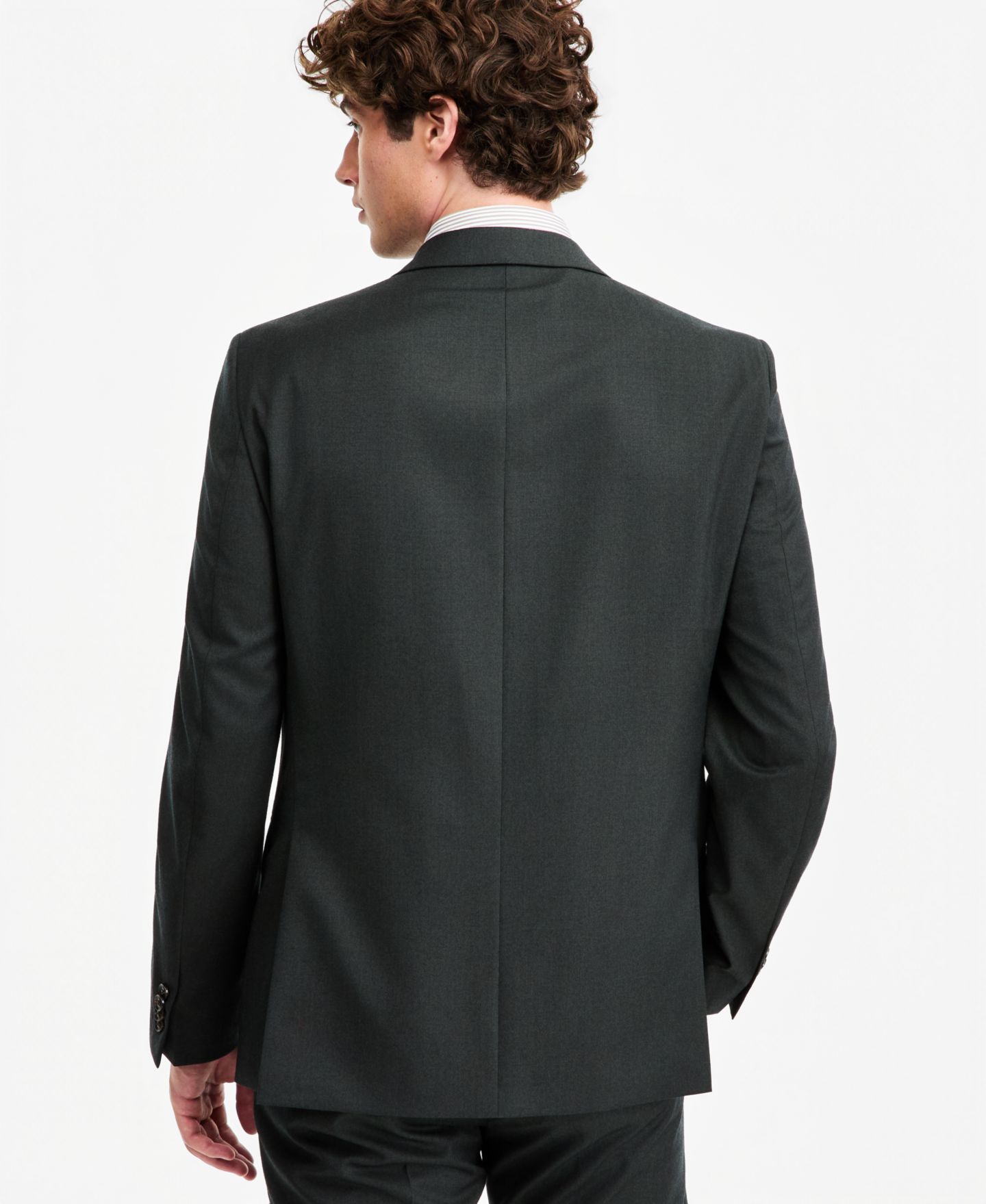 Мужской пиджак Tommy Hilfiger Modern-Fit Flannel Suit, цвет: Тёмный зелёный — фото 2