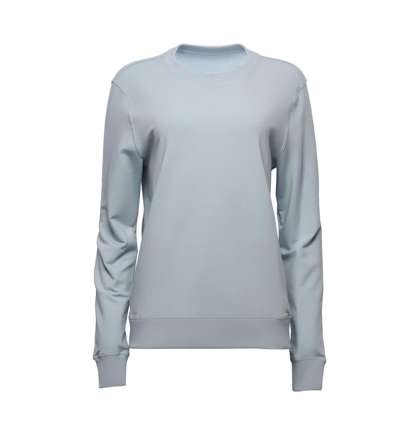 Женский свитшот Ocio SoftCore Classic Crewneck, цвет: Чёрный — фото 10