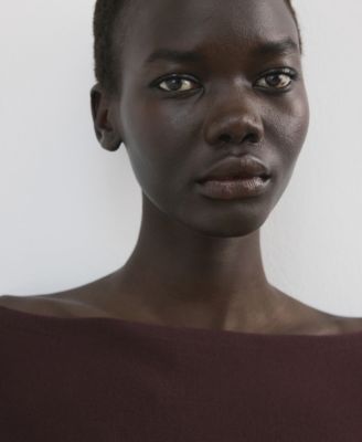 Women's Asymmetrical Knitted Cape