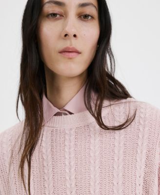 Women's Lace Pattern Knit Sweater