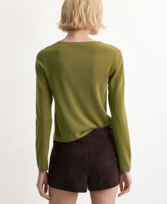 Women's Long-Sleeve Knitted Sweater