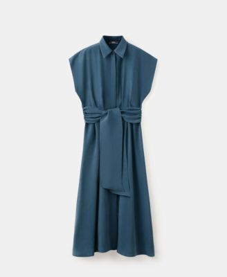 Women's Belt Shirt Dress