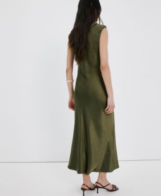 Women's Fitted Satin Dress