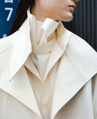 Women's Pockets Funnel Neck Parka