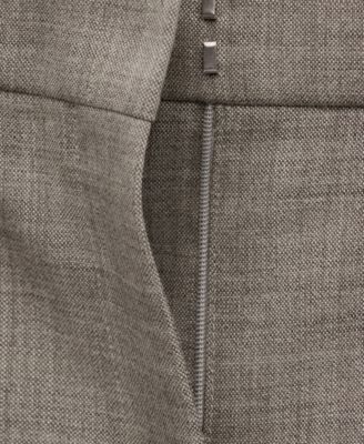 Women's Low-Rise Wool Pants