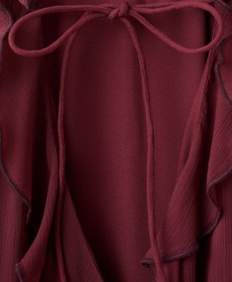 Women's Long Ruffled Dress