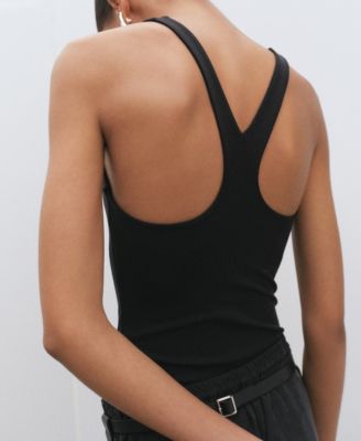 Women's Open Back Fitted Bodysuit