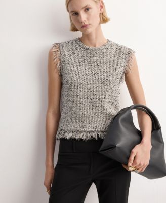 Women's Fringe Trim Top