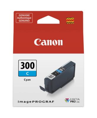 PFI-300 14.4ml Pigment Ink Tank for imagePROGRAF PRO-300 Printer, Cyan