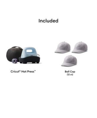 Hat Press Heat Press Machine with 3 Hat Blanks