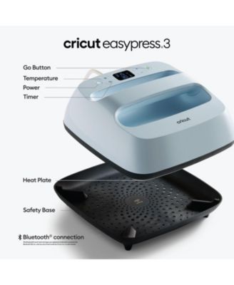 EasyPress 3 Heat Press Machine- 9 in x 9 in with EasyPress Mat - 12 in x 12 in, Mist