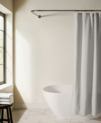 Cotton Blend Waffle Shower Curtain, 72" x 72"