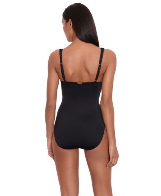 Front-Tie One-Piece Swimsuit