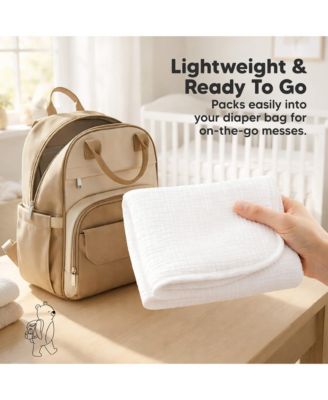 Kids 10-Pack Lyra Muslin Burp Cloths Boy, Girl, Soft Cotton Muslin Burping Cloths for Newborn 21"x10