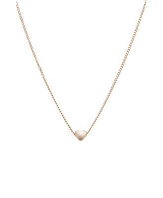 Amara Petite Heart Pendant Necklace Dainty Trendy