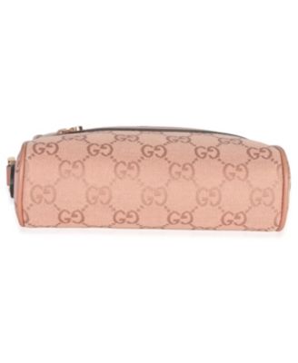 Pre-Owned Gucci Pink GG Canvas Mini Ophidia Shoulder Bag