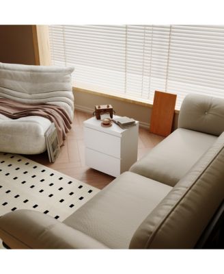 2-Drawer Nightstand, End Table, Bedroom Bedside Dresser Chest