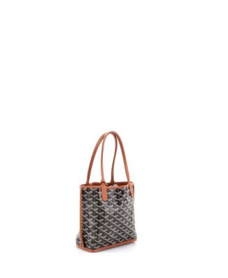 Mini Anjou Reversible Tote Coated Canvas