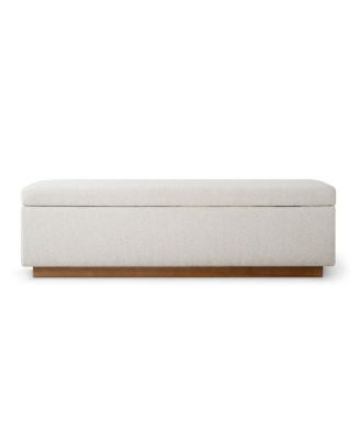 Upholstered Storage Bench Ottoman, Lift-Top Bedroom End Bench