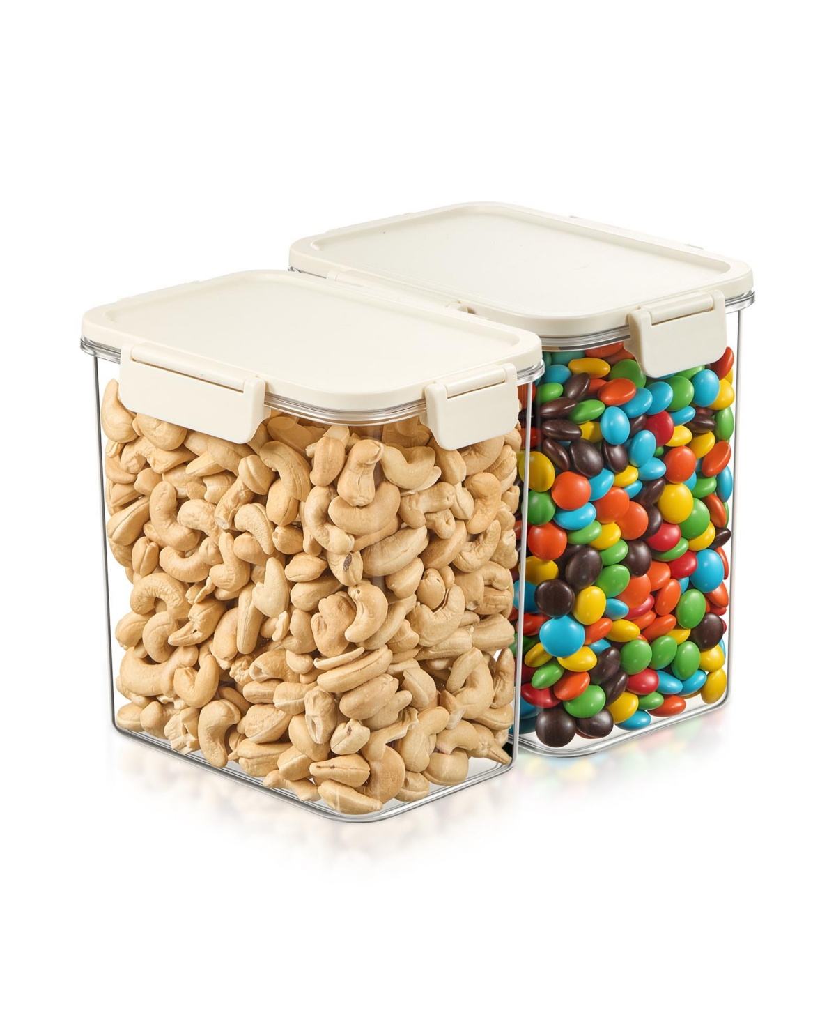 Sorbus Airtight Food Storage Container – Clear Stackable Canister for Pantry, Rice, Pasta