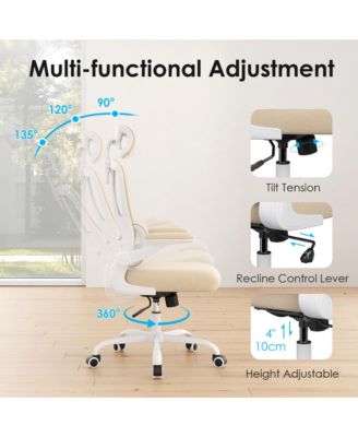 Ergonomic Office Chair, Adjustable Swivel Desk Chair with Headrest and Lumbar Support, Computer Chair for Home Office