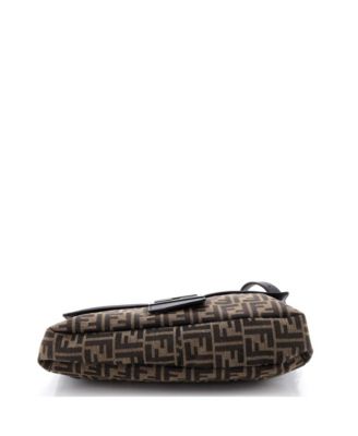 Large Baguette NM Bag Zucca Canvas with Leather