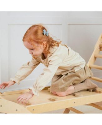 Pikler Triangle 7-in-1 Montessori Climbing Set